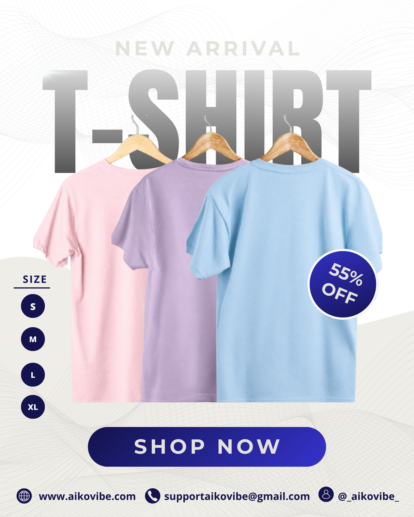 AikoVibe Essential Pastel Trio - Pack of 3