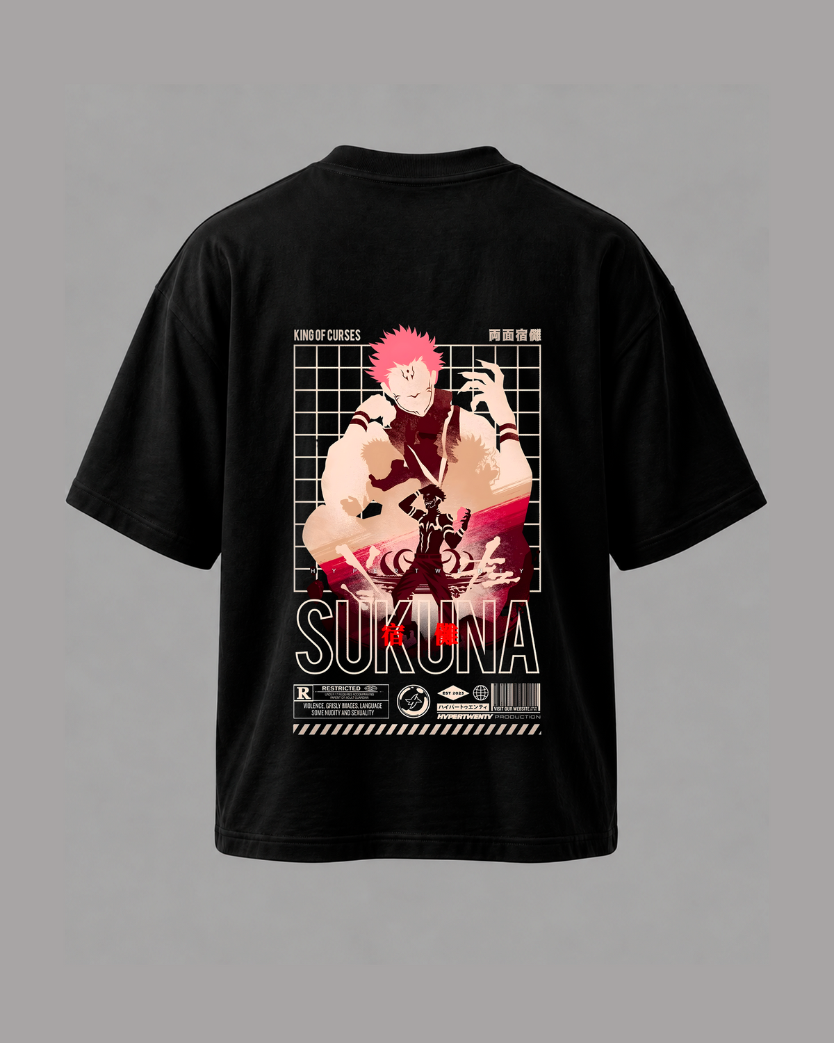 Sukuna "King of Curses" Oversized Tee
