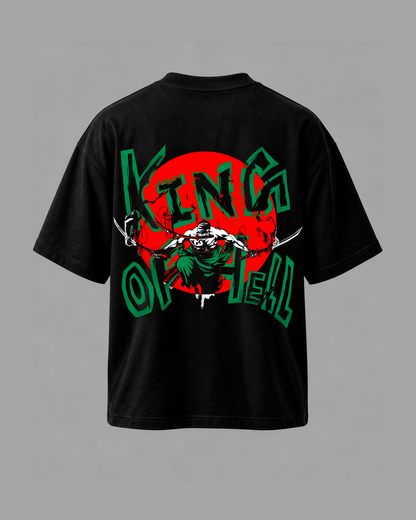 Roronoa Zoro "King of Hell" Oversized Tee