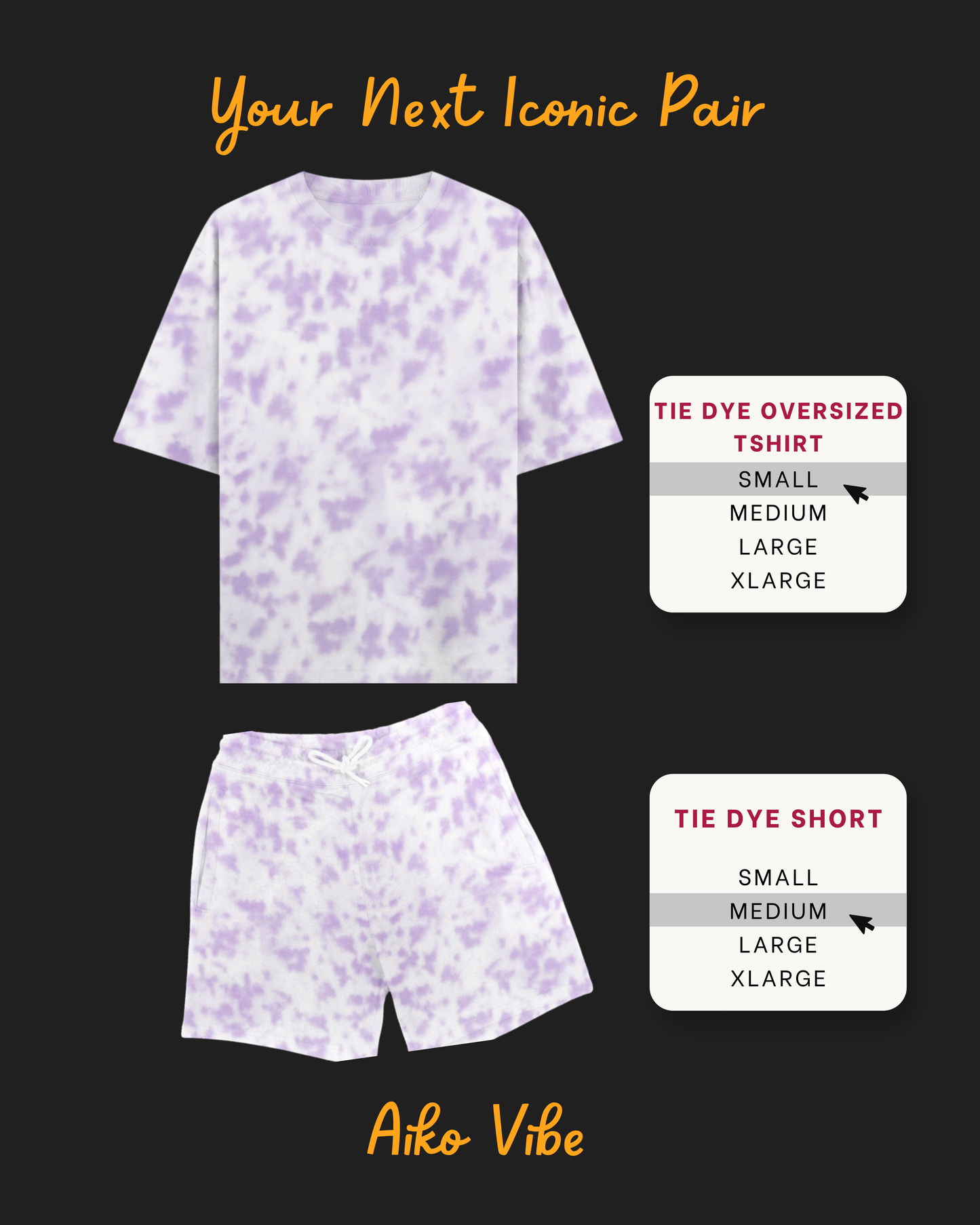 Daydream Tie-Dye Summer Combo (T-Shirt & Shorts)