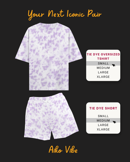 Daydream Tie-Dye Summer Combo (T-Shirt & Shorts)