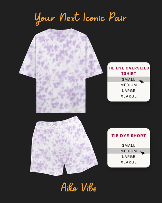 Daydream Tie-Dye Summer Combo (T-Shirt & Shorts)