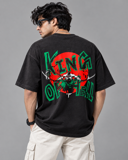 Roronoa Zoro "King of Hell" Oversized Tee