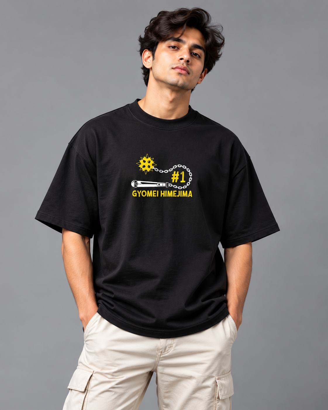 Gyomei "Rock" Oversized Tee